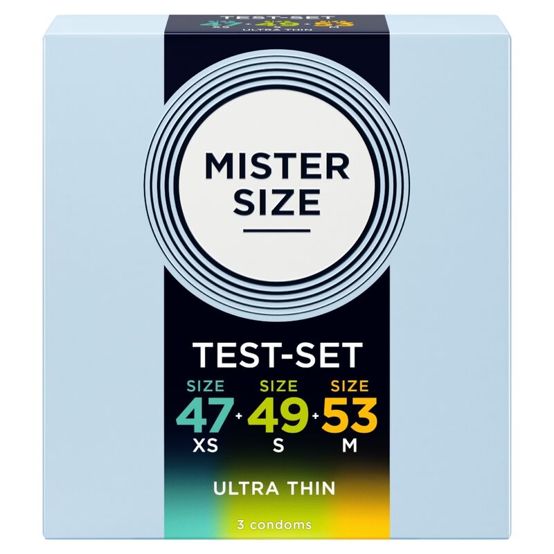 Mister Size-Pachet de Probă Prezervative 47-49-53mm 3 Bucăți