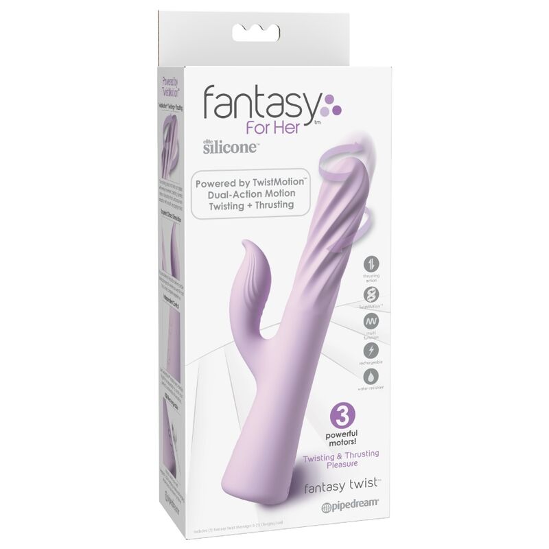 Pipedreams-Fantasy Twist Vibrator cu Rotație și Thrusting · Vibratoare (imaginea 4)