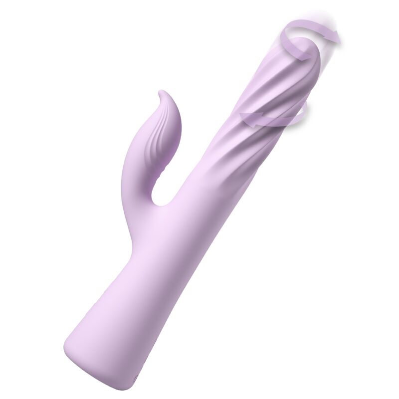 Pipedreams-Fantasy Twist Vibrator cu Rotație și Thrusting