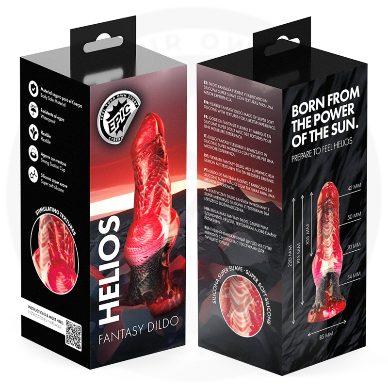 Epic-Dildo Helios cu Testicule din Silicon · Dildo & Stimulatoare (imaginea 2)