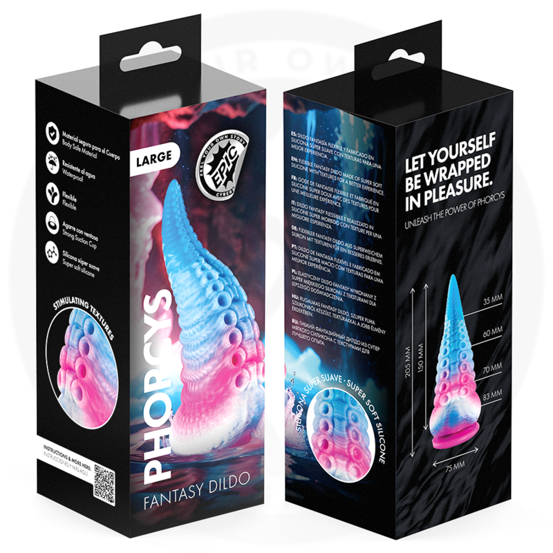 Epic-Dildo cu Tentacul Phorcys Albastru Mărime Mare · Dildo & Stimulatoare (imaginea 2)
