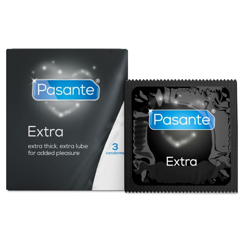 Pasante-Extra Prezervative Extra Groase, 3 Bucăți 3 Pasante-Extra Prezervative Extra Groase, 3 Bucăți · Prezervative (imaginea 3)
