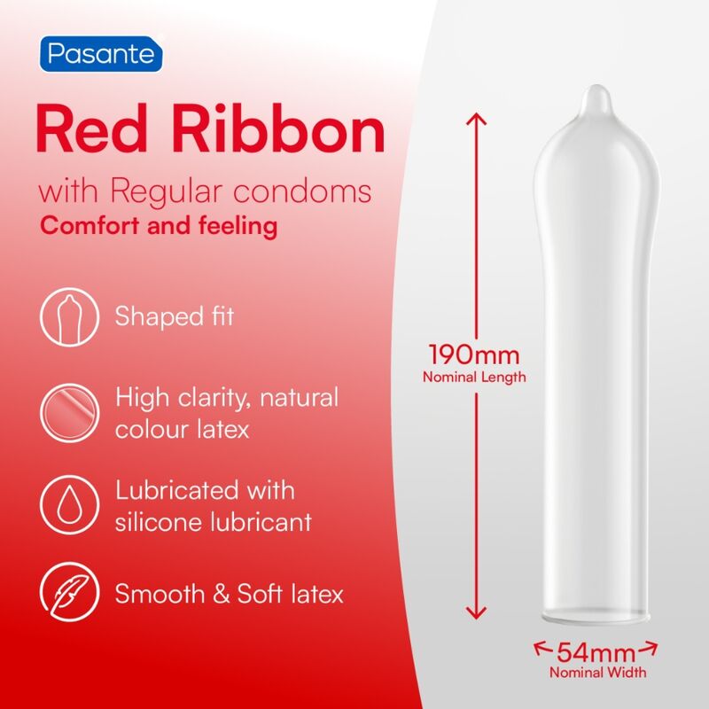 Pasante-Prezervative Red Ribbon 144 Bucăți · Prezervative (imaginea 2)