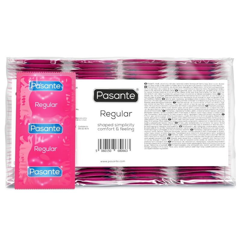 Pasante-Prezervative Regular Range-144 Bucăți · Prezervative