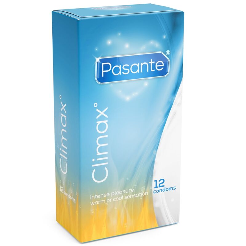 Pasante-Climax 6 Efect de Căldură + 6 Efect de Răcorire/12 Bucăți · Prezervative