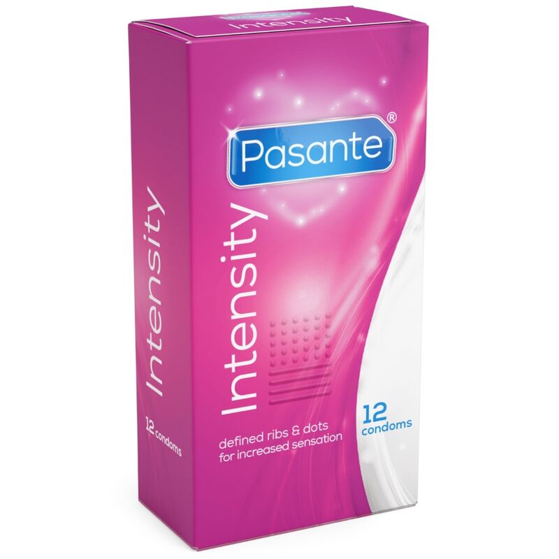 Pasante-Prezervative cu Nervuri și Puncte Intensitate, 12 Bucăți · Prezervative